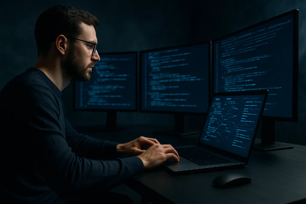 Développeurs web en plein développement