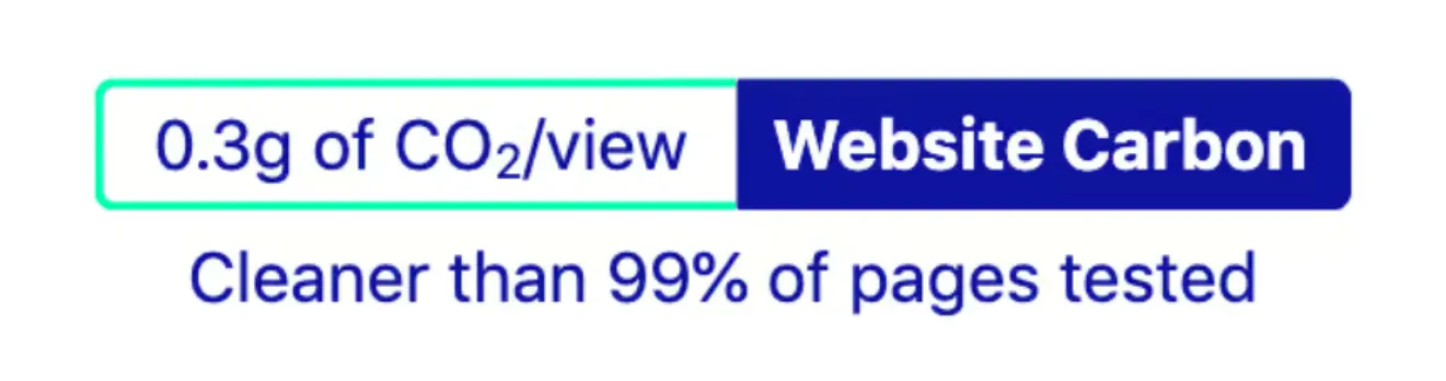 Capture score Website Carbon